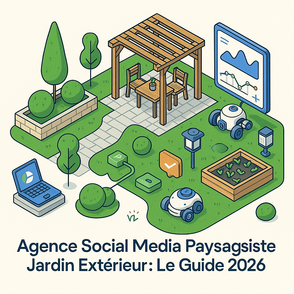 Agence Social Media Paysagiste Jardin Extérieur : Le Guide 2026